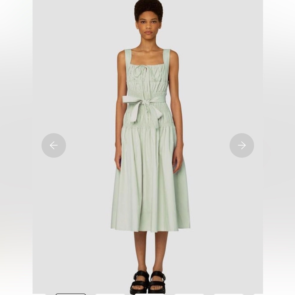 AmyLynn NWT Women’s Juno MIDI Dress Sz M Mint Green